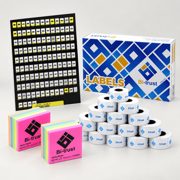 Office labels, sticker sheets and labeling supplies at BiTrust Kuwait