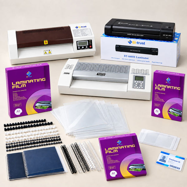 Laminating machines at BiTrust Kuwait