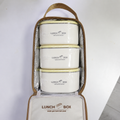 Lunch Box 3 Parts inside Bag-BT-7443