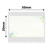 50x30mm-230pcs Plain Floral