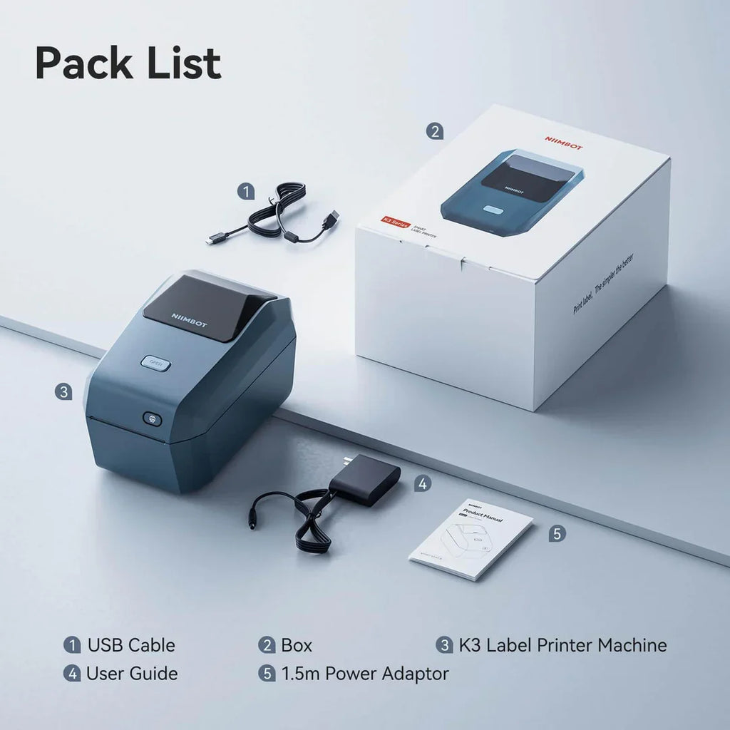 NIIMBOT K3 Desktop Thermal Label Printer - image 7