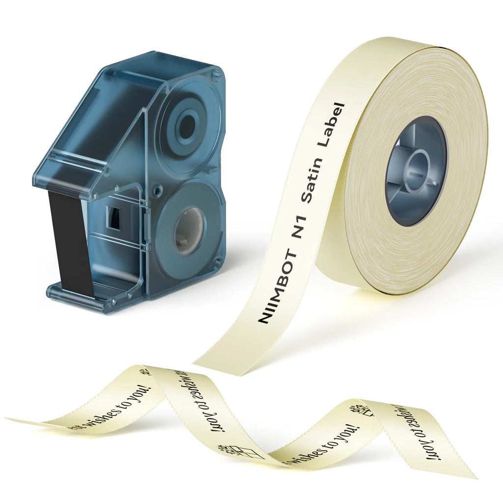 NIIMBOT N1 Satin Ribbon for Gifts, 14 mm x 5.1 m - image 1