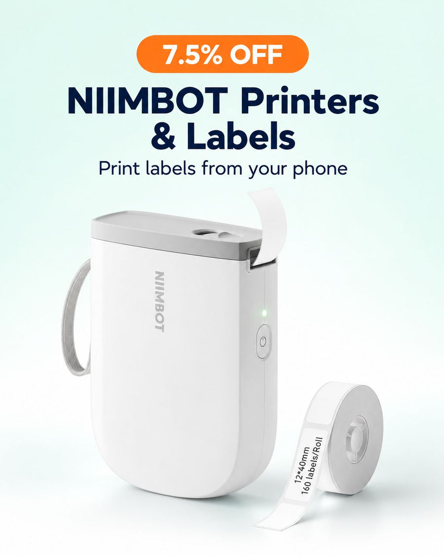 NIIMBOT Printers & Labels – 7.5% OFF
