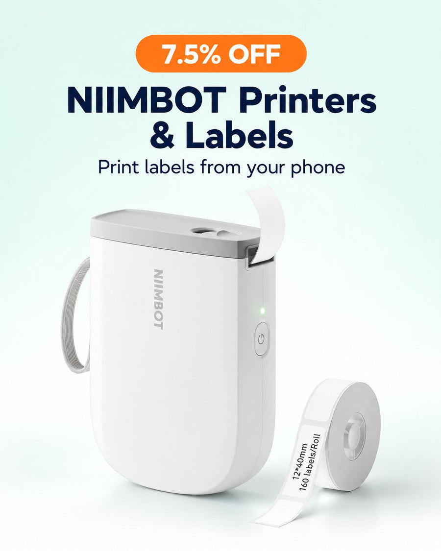 NIIMBOT Printers & Labels – 7.5% OFF