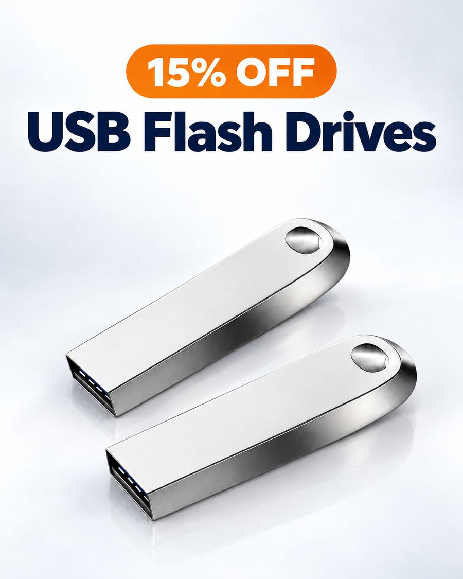 Flash Drives – 15% OFF