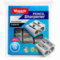 12 Sharpener Metal 2 Hole Vneeds V1303-BT-7454