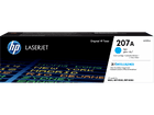 عبوة حبر اتش بى اصلى ليزر جت لون ازرق رقم 207A