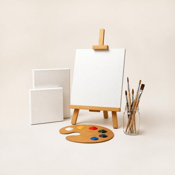 Canvas and easels at BiTrust Kuwait