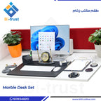 BTDS1077 طقم مكتب فاخر من الرخام الأسود