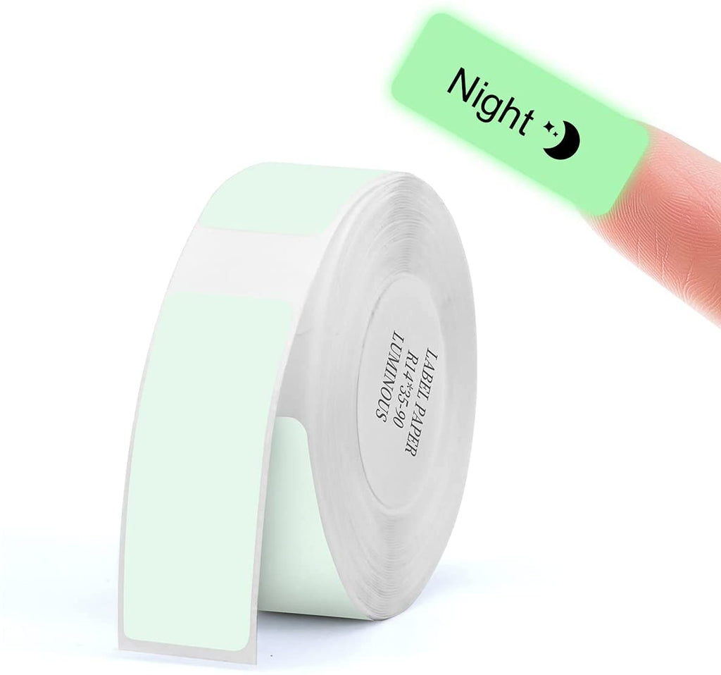 NIIMBOT N1 Glow-in-the-Dark Labels, 13 x 35 mm, 90 Labels - image 1