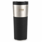 Metal Coffee Tumbler with Flip Lid & Grip Sleeve, 400 ml