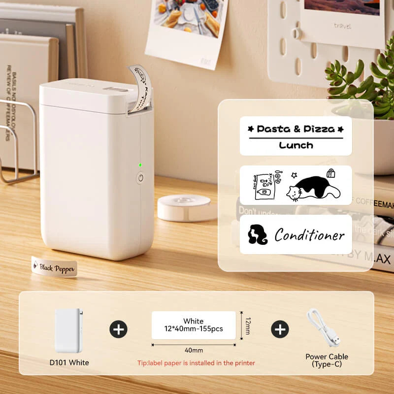 NIIMBOT D101 Label Printer with Label Paper - image 2