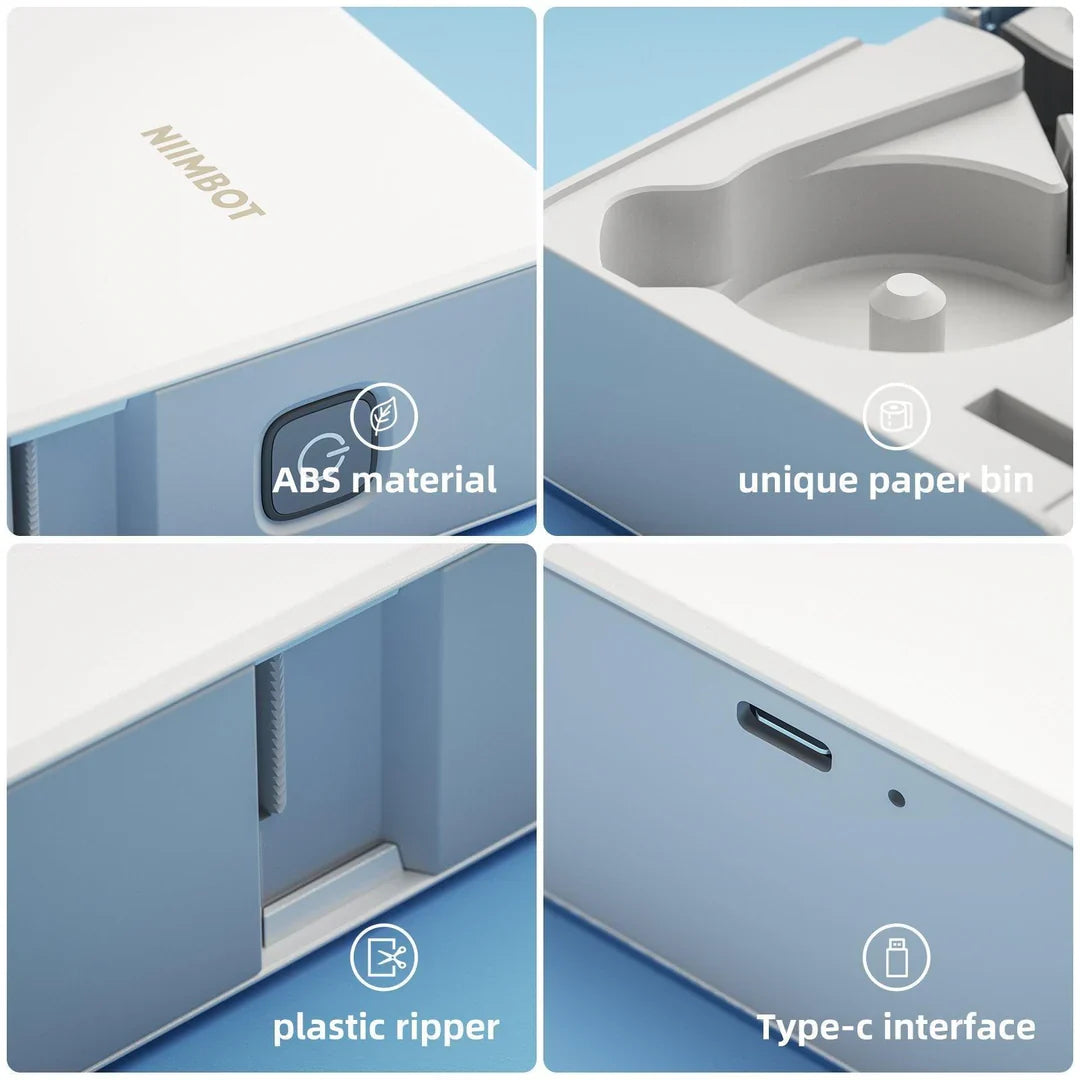طابعة ملصقات NIIMBOT N1 مع شريط، 0.5 بوصة - الصورة 2