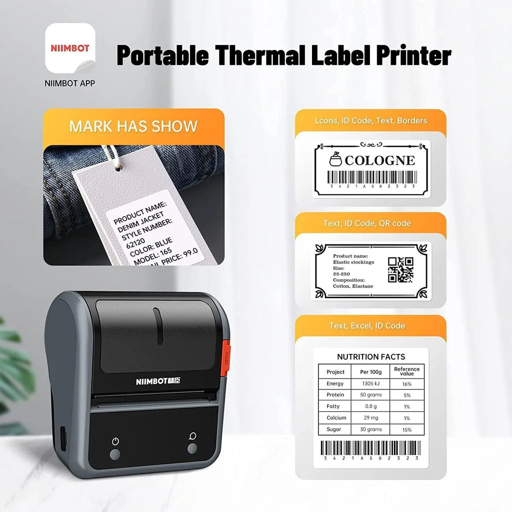 NIIMBOT B3S Thermal Label & Receipt Printer - image 4