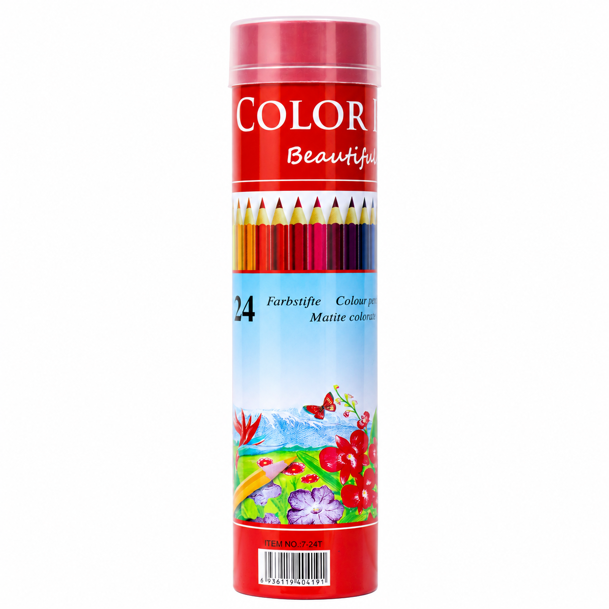 24 Color Pencil Round BT-7452