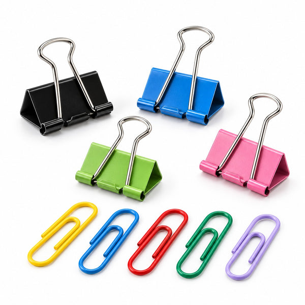 Paper clips, binder clips and office fasteners at BiTrust Kuwait