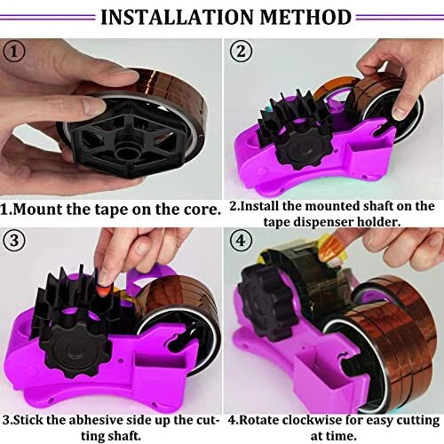 Multi-Roll Rotary Tape Dispenser