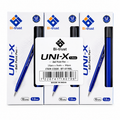 BT-019BK Uni-X Pen 1mmBLUE-pk10
